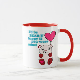 Mug Jour des Valentines de l'amour de l'ours
