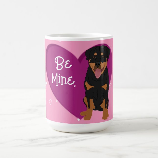 Mug Jour des Valentines de Rottweiler (Centre)