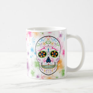 Mug Jour du crâne mort de sucre - couleur multi