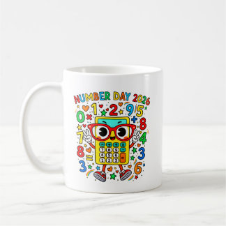 Mug Jour du Nombre 2026 Chouette Calculatrice Concepti