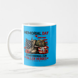 Mug Jour du Souvenir En souvenir des héros tombés Patr