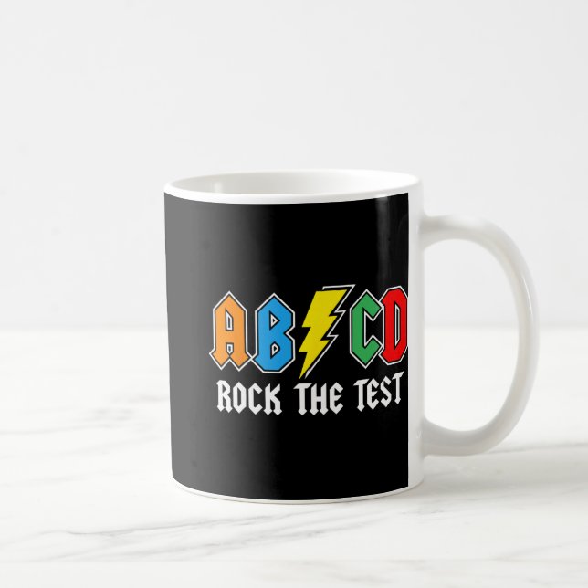 Mug Jour Enseignant Motivation Étudiant Retro Rock The (Droite)