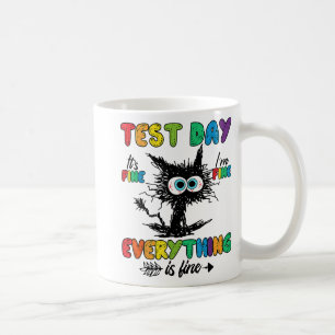 Mug Jour Funny Stress Chat Enseignant Enfants Étudiant