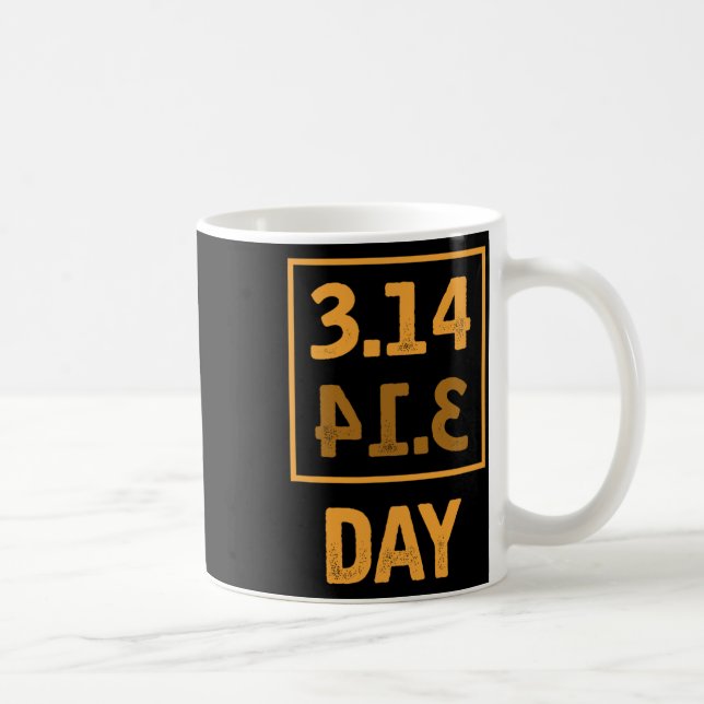 Mug Jour Pi - 3,14 = Coïncidence À secteurs (Droite)