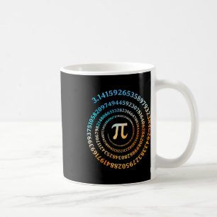 Mug Jour Pi Spiral Numéro Pi Rétro 3.14 Symbole Pi Jou