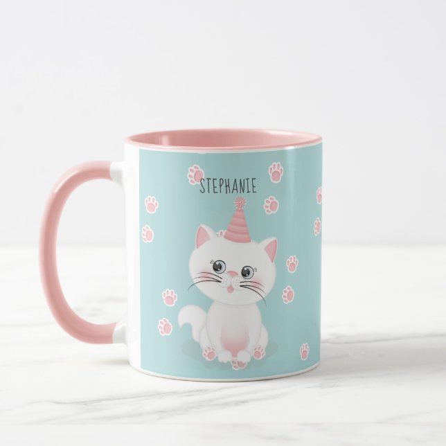Mug Jour Purr-fect Chat Anniversaire (Gauche)