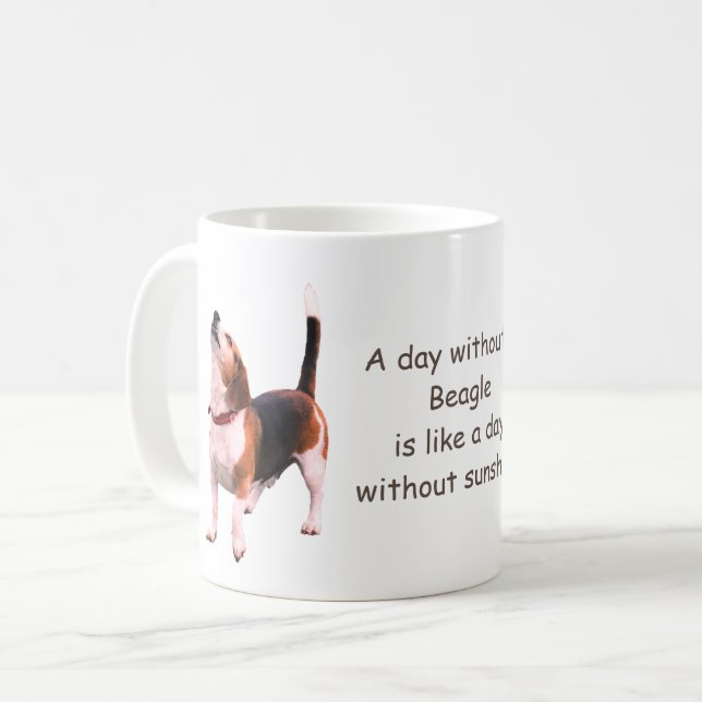 Mug Jour Sans Cuisine Beagle (Devant gauche)