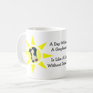 Mug Jour sans Greyhound mignon chien