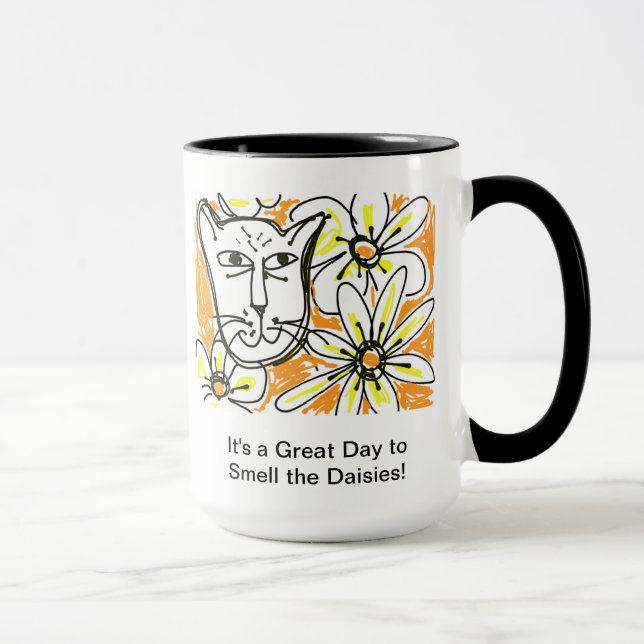 Mug Jour splendide pour sentir Marguerite-Esther (Droite)