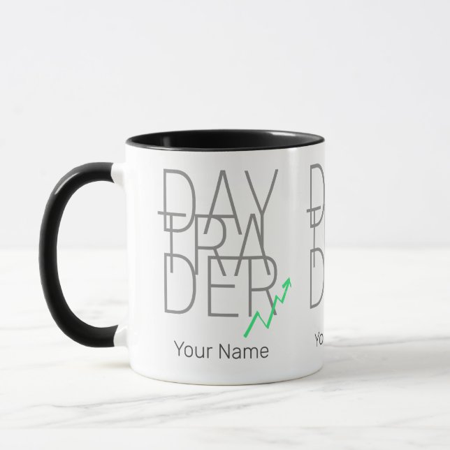 Mug Jour Trader et Cryptodevises Stock Exchange (Gauche)