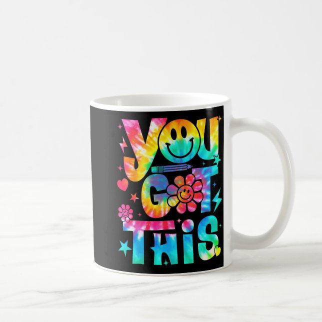 Mug Jour Vous Avez Ce Jour De Test Enseignants Cravate (Droite)
