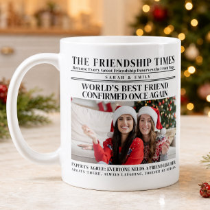 Mug Journal de Noël Photo du Meilleur Ami au Monde