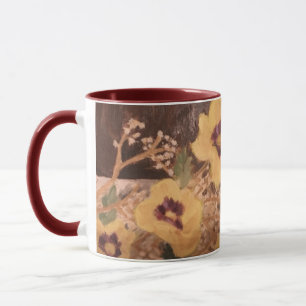 Mug : Journal De Vie Personnelle Avec Fleurs