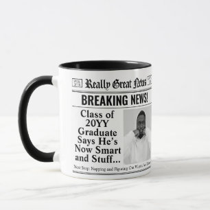 Mug journal personnalisé Funny Graduation Mug