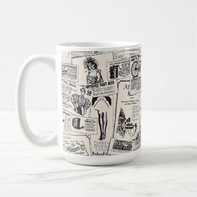 Mug Journal vintage (Gauche)