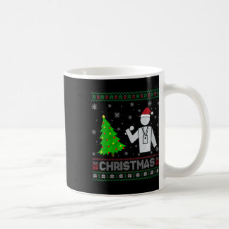 Mug Journaliste pour femmes Xmas Tree Lighting Laid No