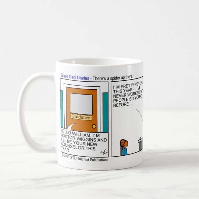 Mug Journaux intimes simples de papa - il y a une (Gauche)