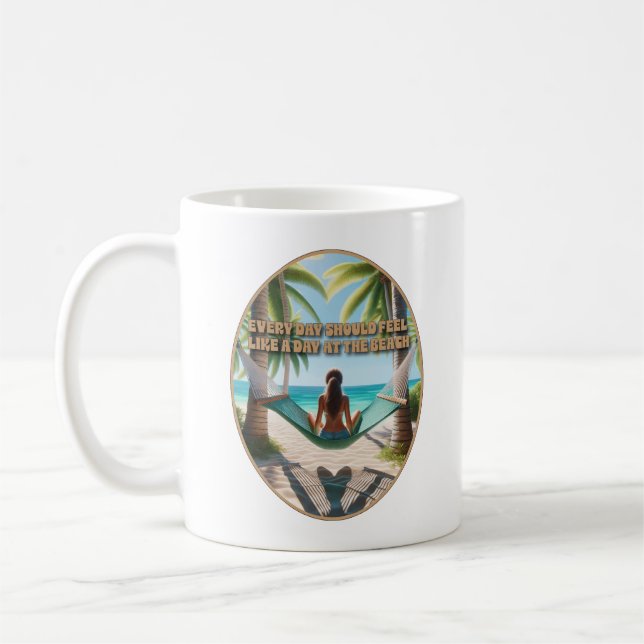 Mug Journée à la plage (Gauche)