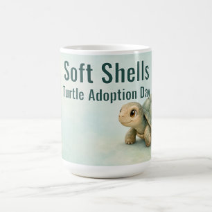 Mug Journée d'adoption de tortues à carapace souple