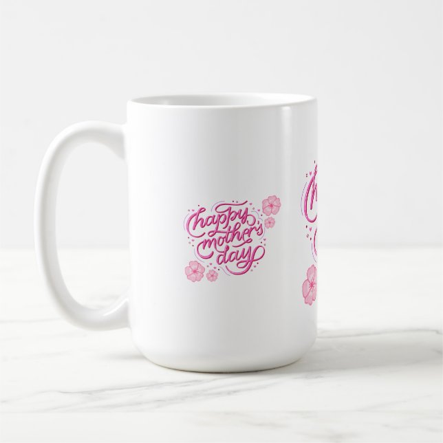 MUG JOURNÉE DE LA MÈRE TENDANCE DESIGN (Gauche)