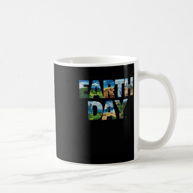 Mug Journée de la Terre Protection de l'environnement  (Droite)