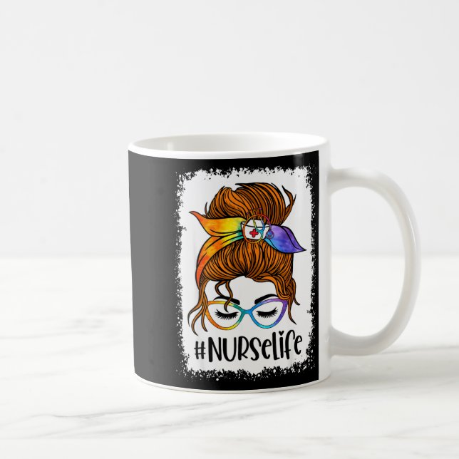 Mug Journée de l'infirmière vie d'infirmière semaine d (Droite)