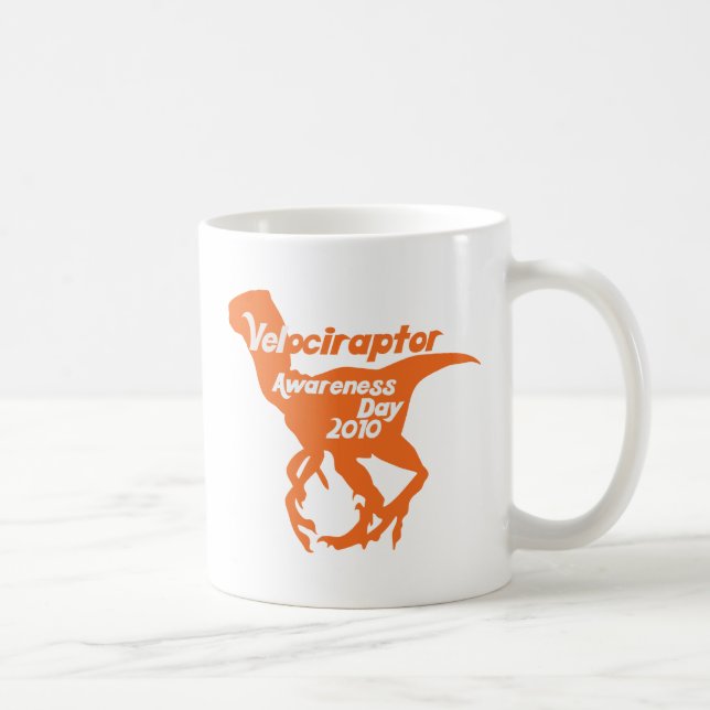Mug Journée de sensibilisation au Velociraper (Droite)