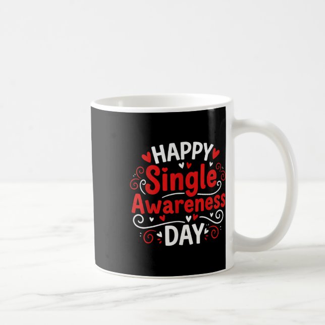 Mug Journée de sensibilisation pour célibataires Humou (Droite)