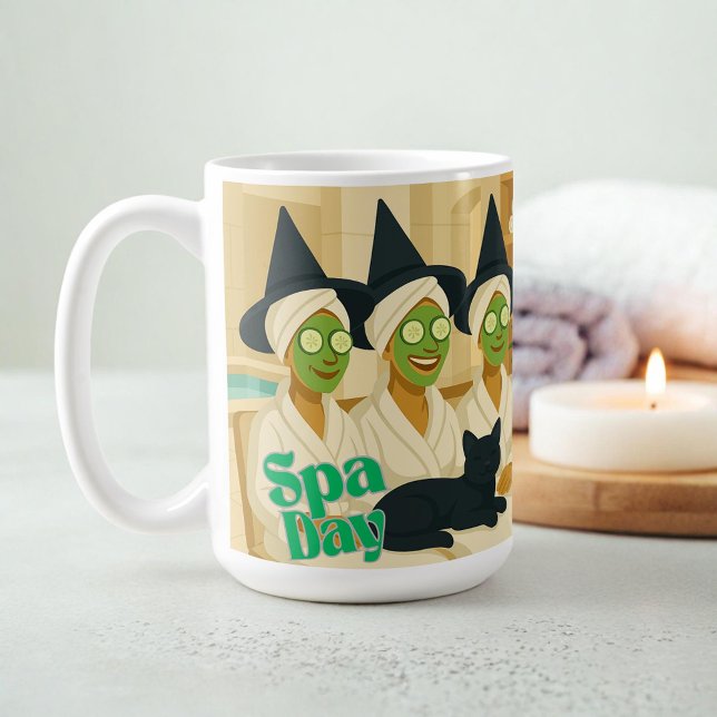 Mug Journée de spa de sorcière humour drôle  (Créateur téléchargé)