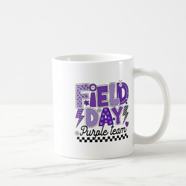 Mug Journee de terrain Équipe couleur violette Équipe  (Droite)