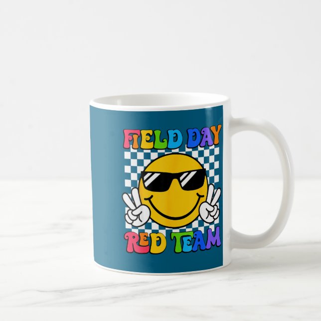 Mug Journée de terrain équipe rouge drôle pour les enf (Droite)