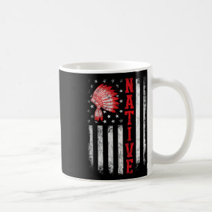 Mug Journée des Amérindiens Drapeau États-Unis Cheroke