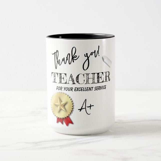 Mug Journée des enseignants | Appréciation de l'enseig (Centre)