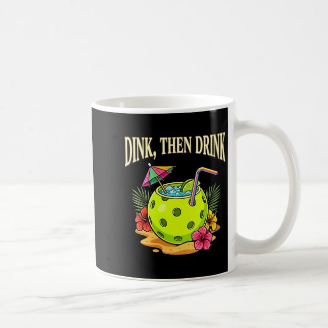 Mug Journee des femmes en train de boire pickleball pi (Droite)