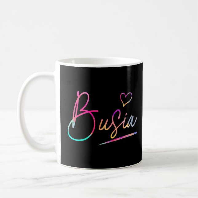 Mug Journée des mères de grand-mère polonaise de Busia (Gauche)