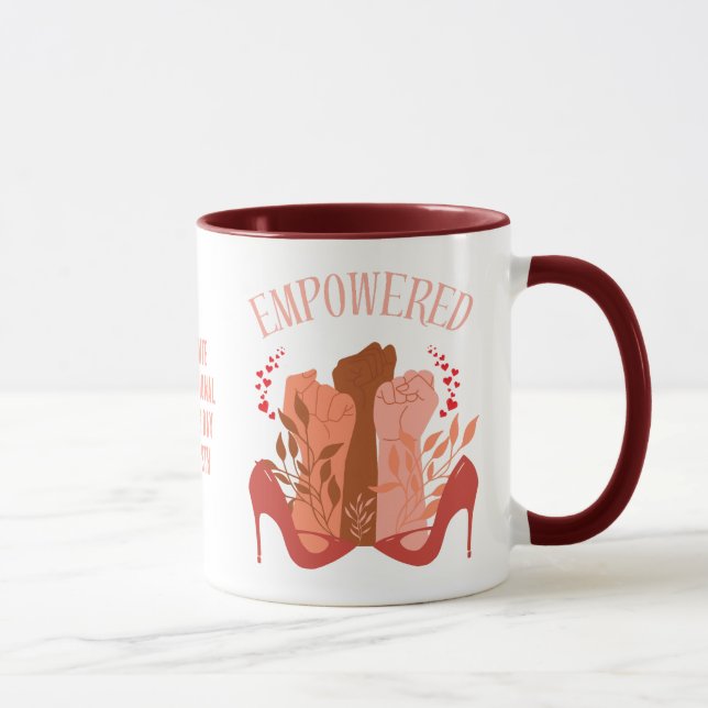 Mug Journée internationale de la femme POUVOIRS ÉMANAN (Droite)