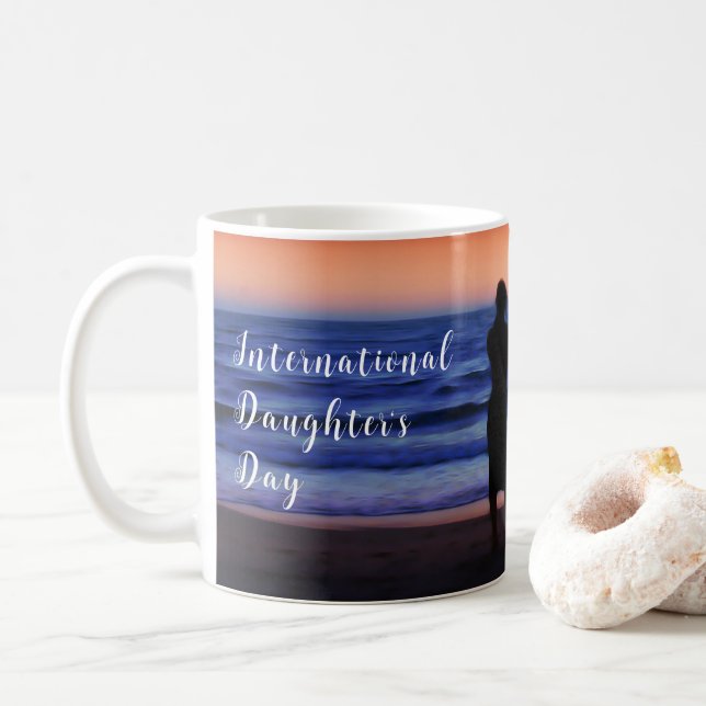 Mug Journée internationale de la fille (Avec donut)