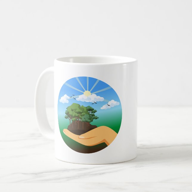 Mug Journée internationale de la Terre (Devant gauche)