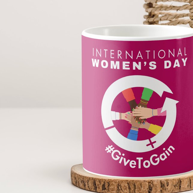 Mug Journée internationale des femmes 2026 Donner pour (Créateur téléchargé)
