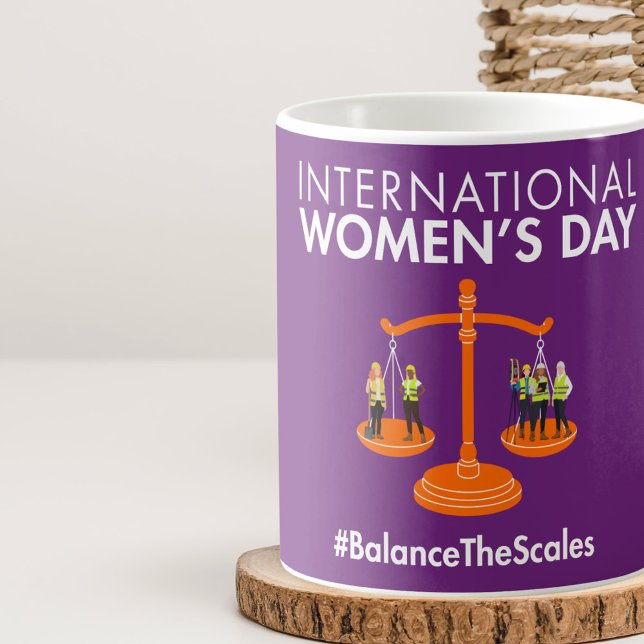 Mug Journée internationale des femmes 2026 Équilibrer  (Créateur téléchargé)