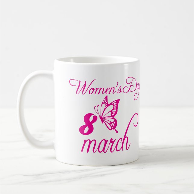 Mug Journée internationale des femmes, 8 mars (Gauche)