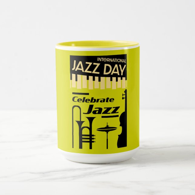 Mug Journée internationale du jazz 30 avril (Centre)