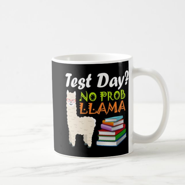 Mug Journée Llama Professeur Exam Enseignant Chemise É (Droite)