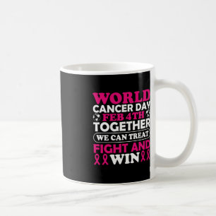 Mug Journée Mondiale contre le Cancer 4 Février Ensemb