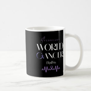 Mug Journée mondiale contre le cancer février Soutien 