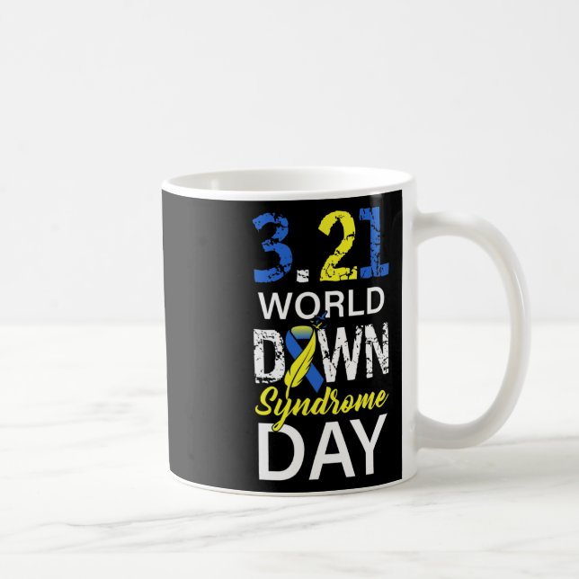 Mug Journée mondiale de la trisomie 21 pour lutter con (Droite)