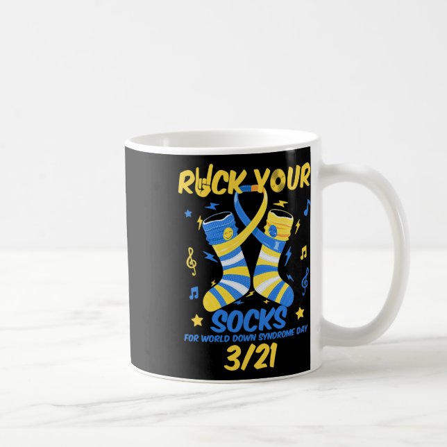 Mug Journée mondiale de la trisomie 21 pour lutter con (Droite)