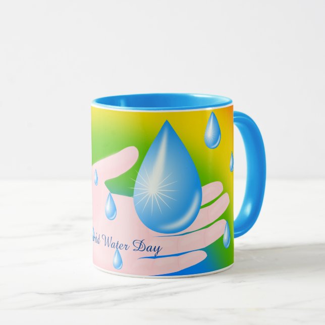 Mug Journée mondiale de l'eau 22 mars (Devant droit)