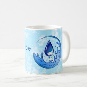 Mug Journée mondiale de l'eau Économisez de l'eau Écon