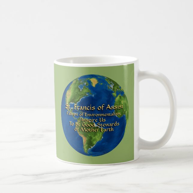 Mug Journée mondiale de l'environnement et Saint Franç (Droite)